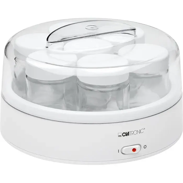 Yaourtière - CLATRONIC - JM 3344 - 7 pots - 160 ml - Blanc