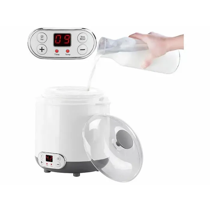 Yaourtière électrique - Rosenstein & Söhne - 15 L et 135 L - Température réglable - 20 W - 2 récipients