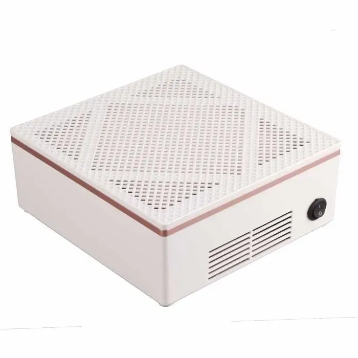 Zerodis Machine de collecteur de poussière dongle Aspirateur à electromenager vernis Blanc avec bouton de commutation prise UE