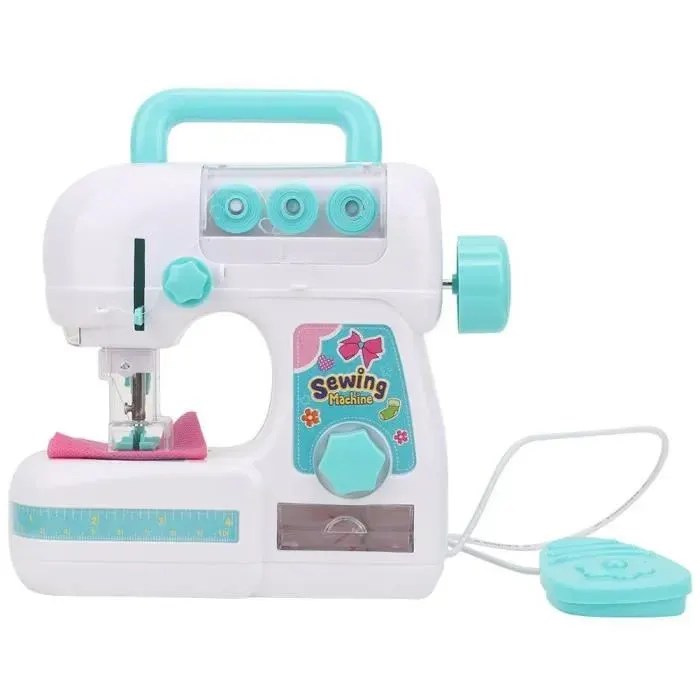 Zerone Jouet de machine à coudre La machine à coudre électrique de taille moyenne joue le jouet intéressant éducatif pour les