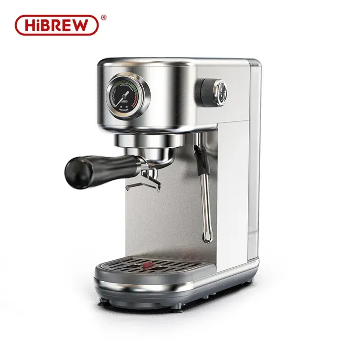 Zitty Machine à café expresso H10-SL 20 bar écran numérique porte-filtre 51 mm réservoir 13 L inox argent