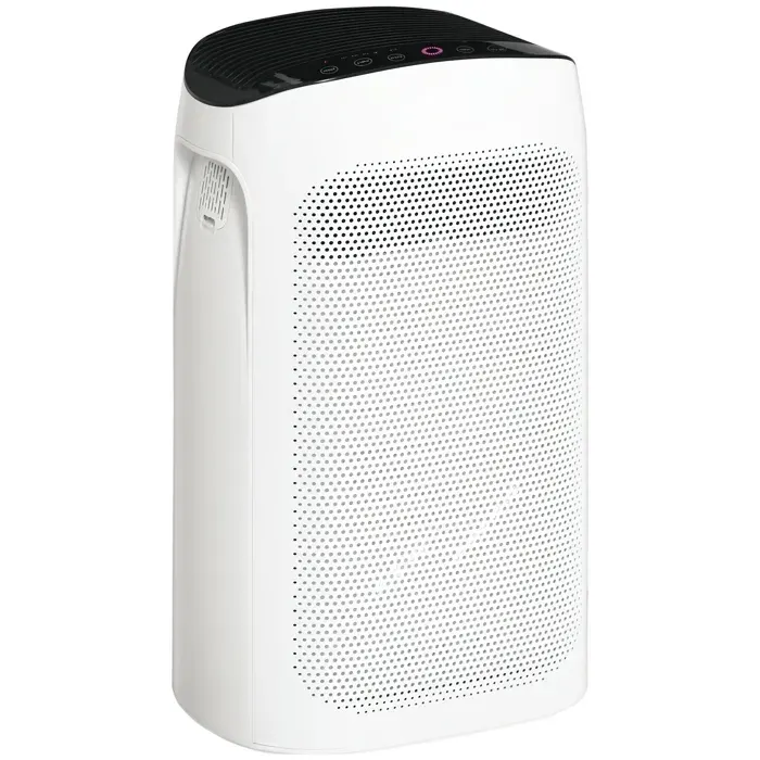 Zitty purificateur d’air HEPA H11 CADR 210 m³/h 3 vitesses ioniseur minuterie 8 h ABS blanc 327 x 22 x 558 cm